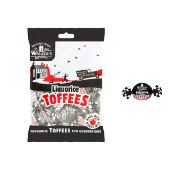 WALKERS TOFEE LIQUORICE 1KG