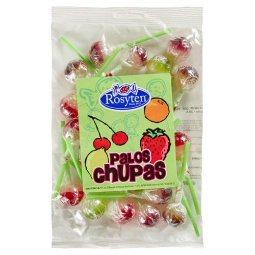 Chupas Rosyten. Envase 20 unidades.