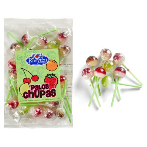 Chupas Rosyten. Envase 20 unidades.
