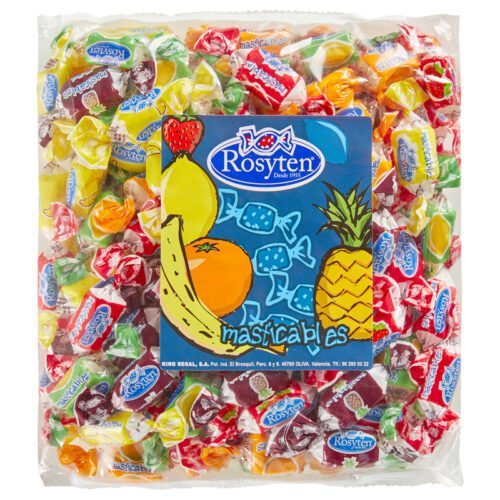 Caramelos masticables Rosyten. Envase 1kg.