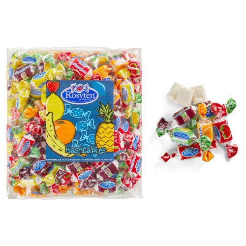 Caramelos masticables Rosyten. Envase 1kg.