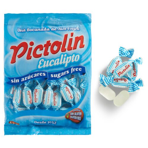 Caramelo Pictolín Sin Azúcar. Envase 65gr.