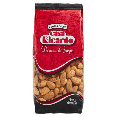 Almendra cruda piel 500gr