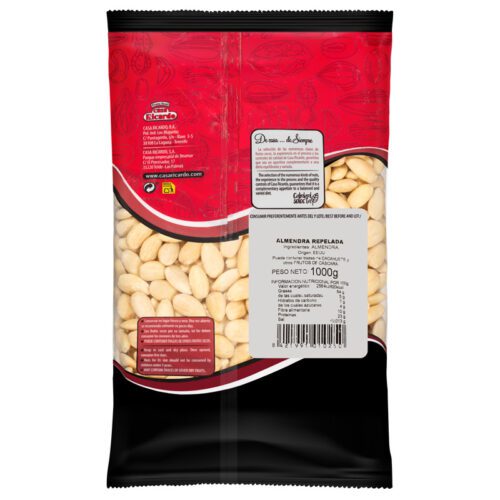 Almendra repelada. Envase 1kg