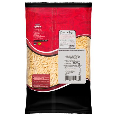 Almendra palitos 1kg.