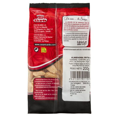 Almendra Frita con Sal 1kg