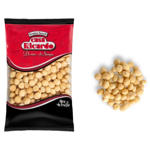 Macadamia cruda. Envase 1kg.