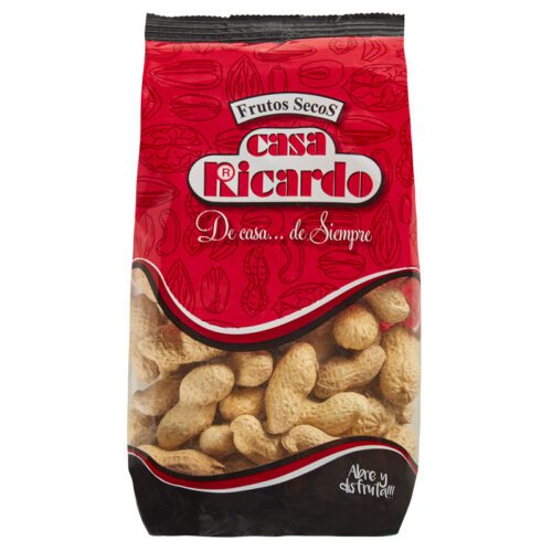 Cacahuete cáscara tostado 200gr.