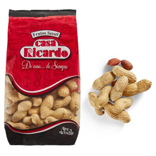 Cacahuete cáscara tostado 200gr.