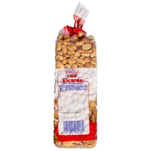 Cacahuetes fritos repelados con sal. Envase 1kg.