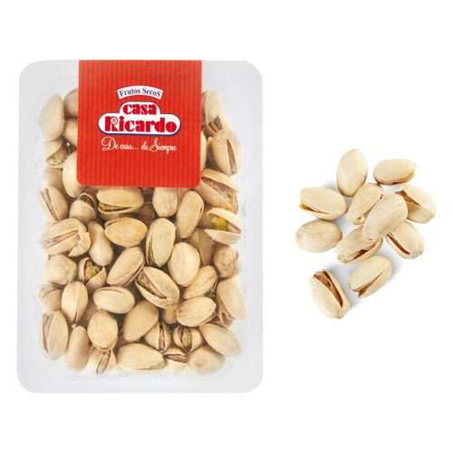 Pistachos tostados con sal. Envase 120gr.