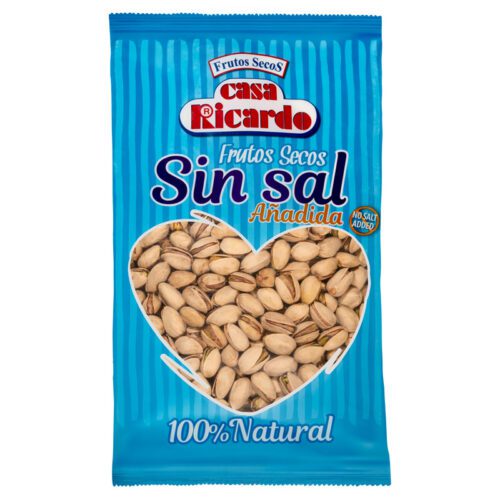 Pistachos tostados sin sal. Envase 1kg.