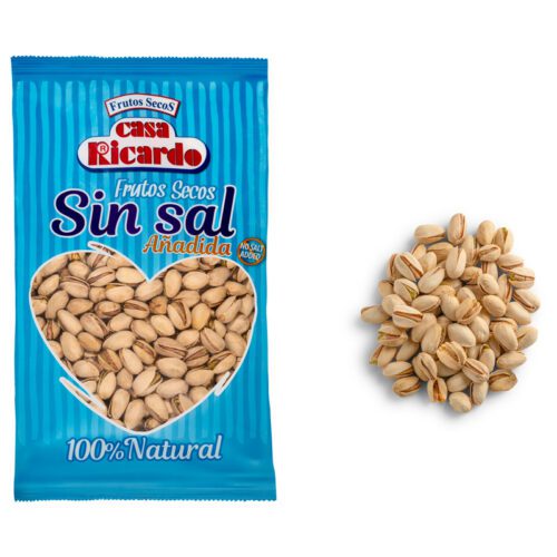 Pistachos tostados sin sal. Envase 1kg.