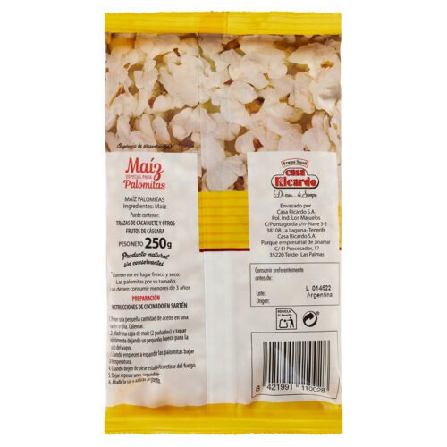 Maíz palomitas 250gr