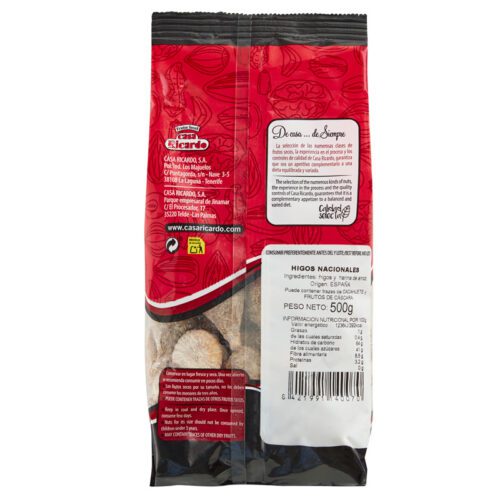 Higos secos nacionales 500gr