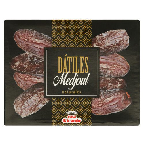 Dátiles naturales Medjoul. Envase de 1kg.