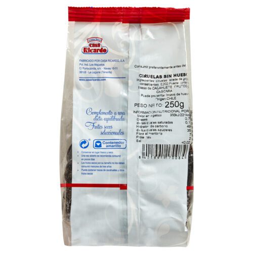 Ciruelas sin hueso 250gr.