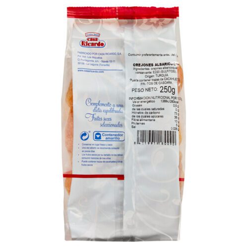 Orejones albaricoque 250gr.