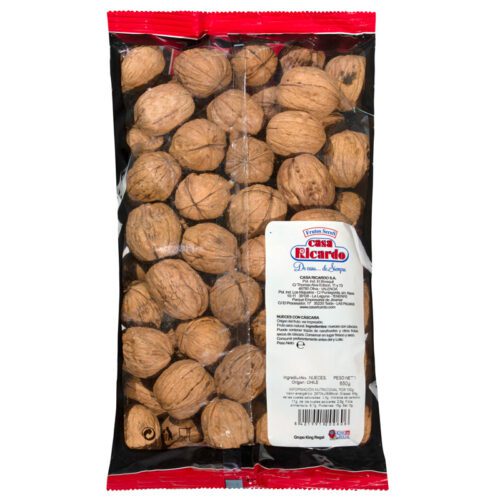 Nuez cáscara. Envase 650gr.