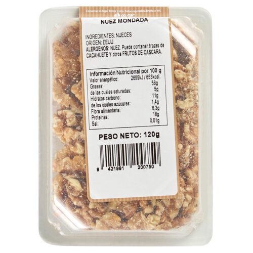 Nuez mondada 120gr