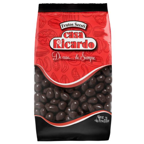 Cacahuetes Chocolate Negro. Envase 250gr.