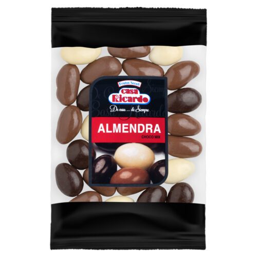 Almendra Choco Mix. Envase 120gr.