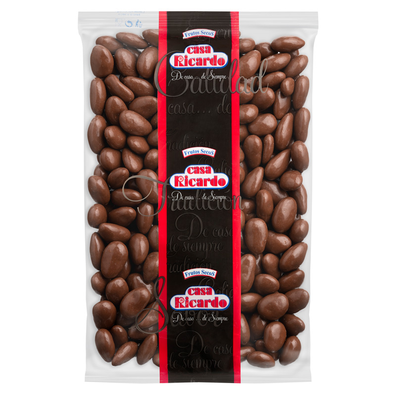 Almendra Chocolate Leche. Envase 1kg.