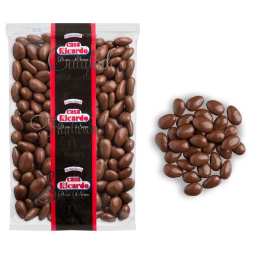 Almendra Chocolate Leche. Envase 1kg.