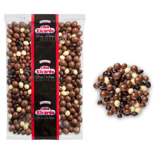 Cocktail de Cacahuetes y Cereales Chocolateados. Envase 1kg.