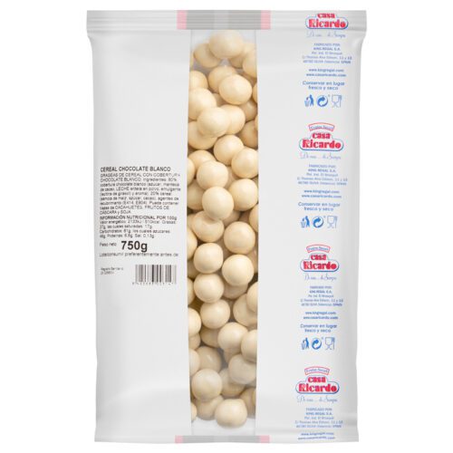 Cereal Chocolate Blanco. Envase 750gr.