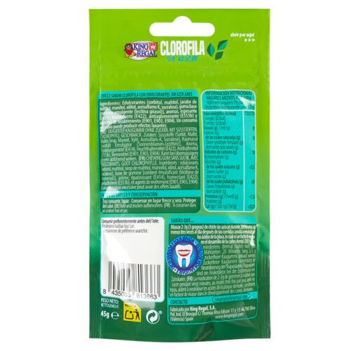 Chicles Clorofila Sin Azúcar - Imagen 3
