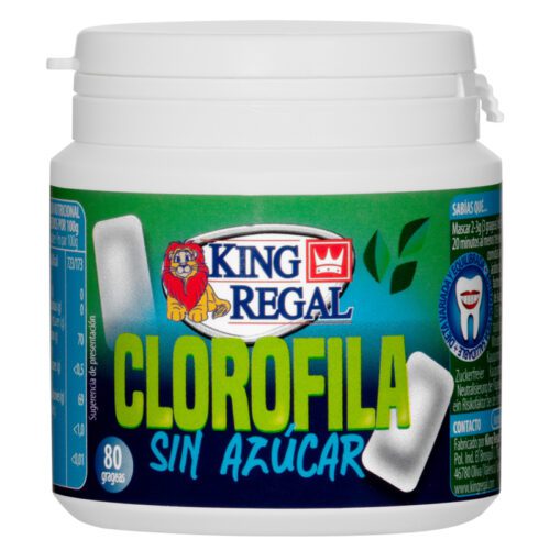 Chicles clorofila sin azucar.